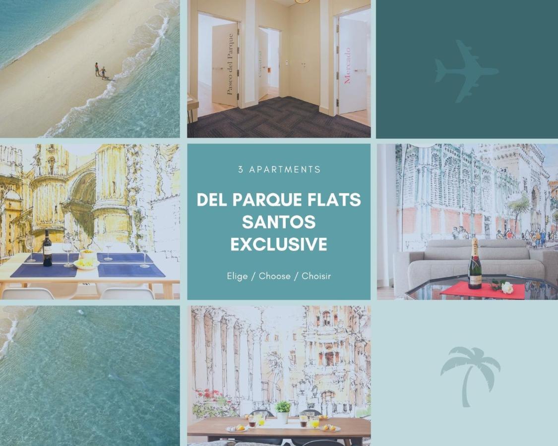 Apartmán Del Parque Flats Santos Exclusive Màlaga Exteriér fotografie